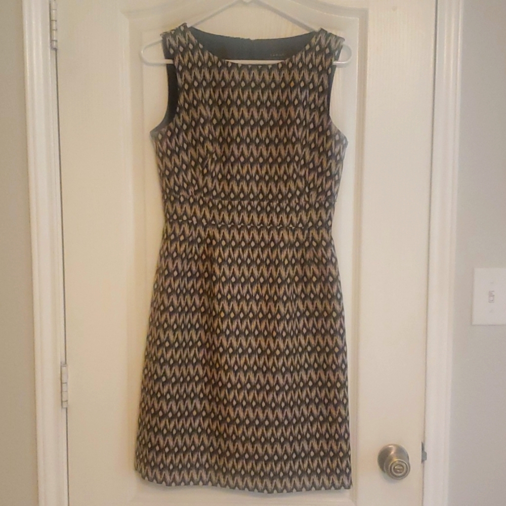Tahari Arthur S. Levine Ikat Print Sheath Dress